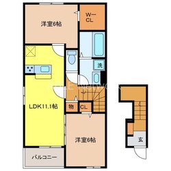 カバナトゥアンメゾン B棟の物件間取画像